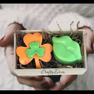 St. Patrick’s Day Soap Set| Irish Gift| shamrock Holiday Present | Handmade